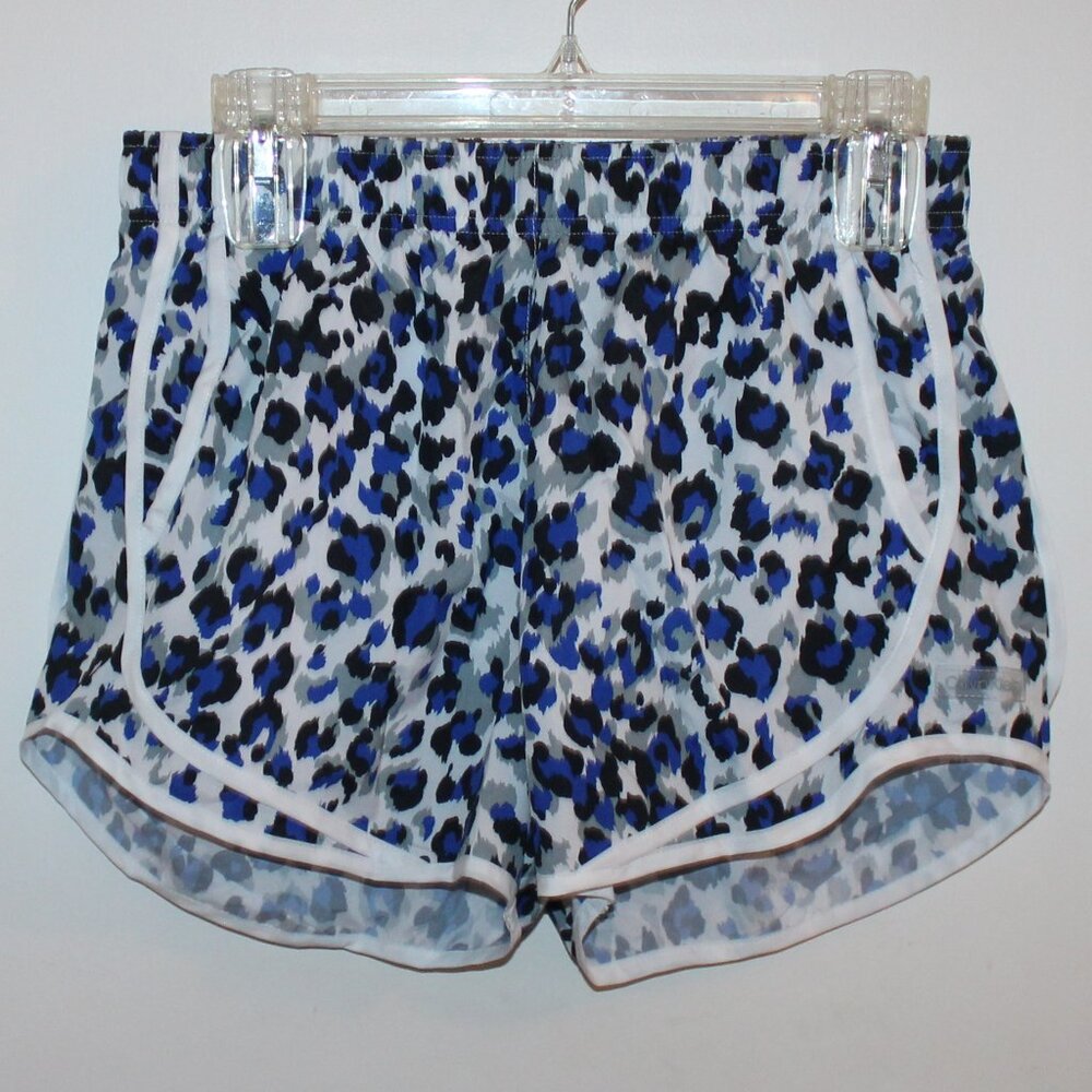 Calvin Klein Blue Leopard Print Shorts